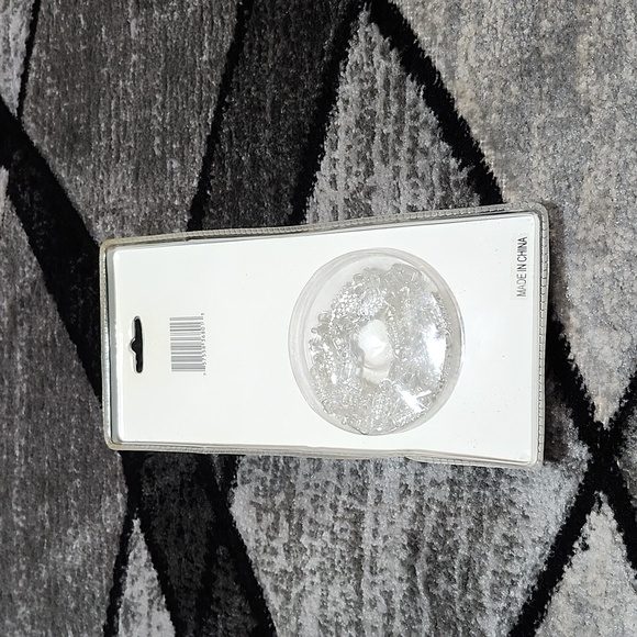 VINTAGE PILOT AUTO ICE PLATINUM FINISH RHINESTONES 30" CHAIN $ KEYCHAIN PENDANT - Picture 5 of 11